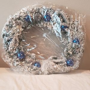 Christmas Wreath With Lighting For Wall And Window Decoration